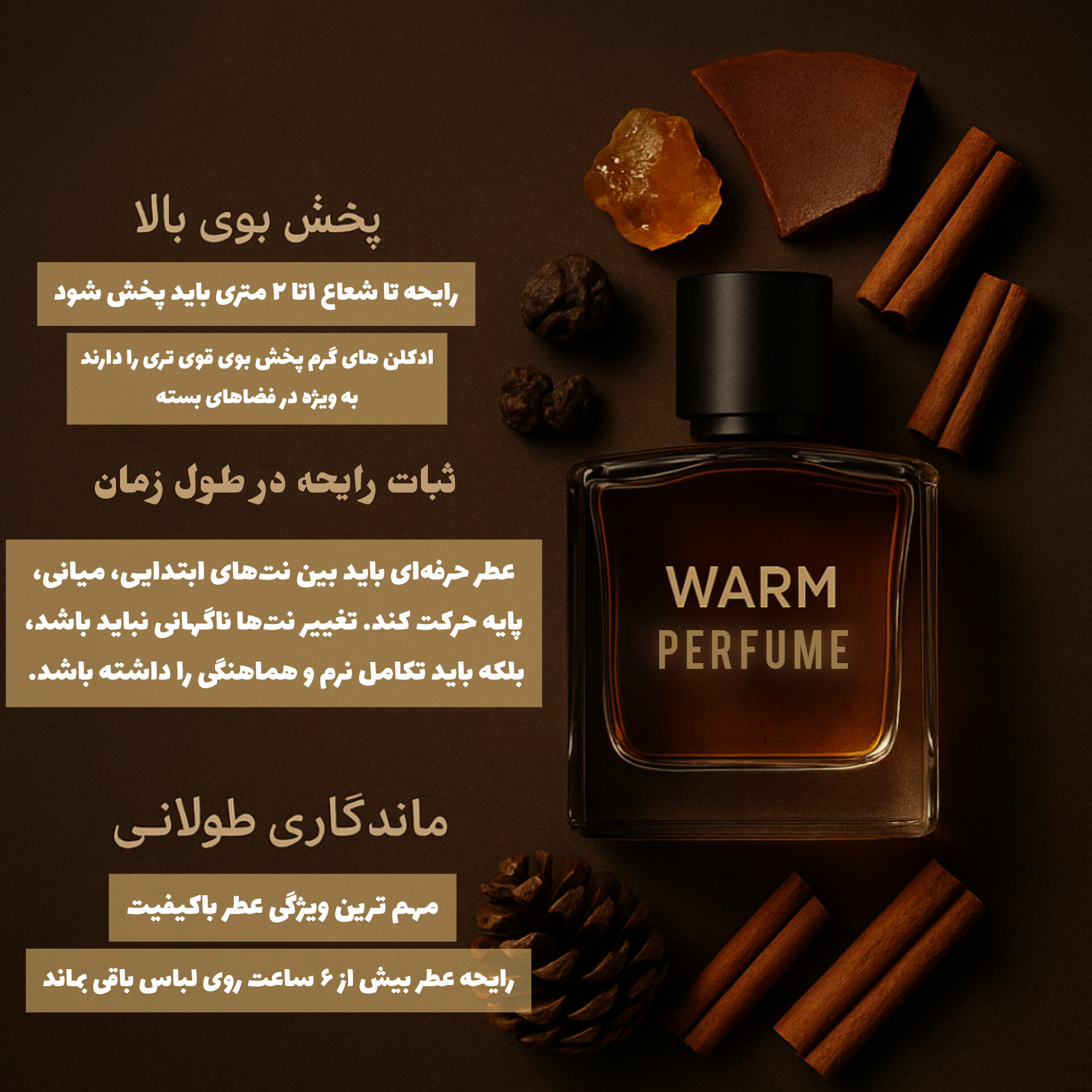 عطر گرم مردانه